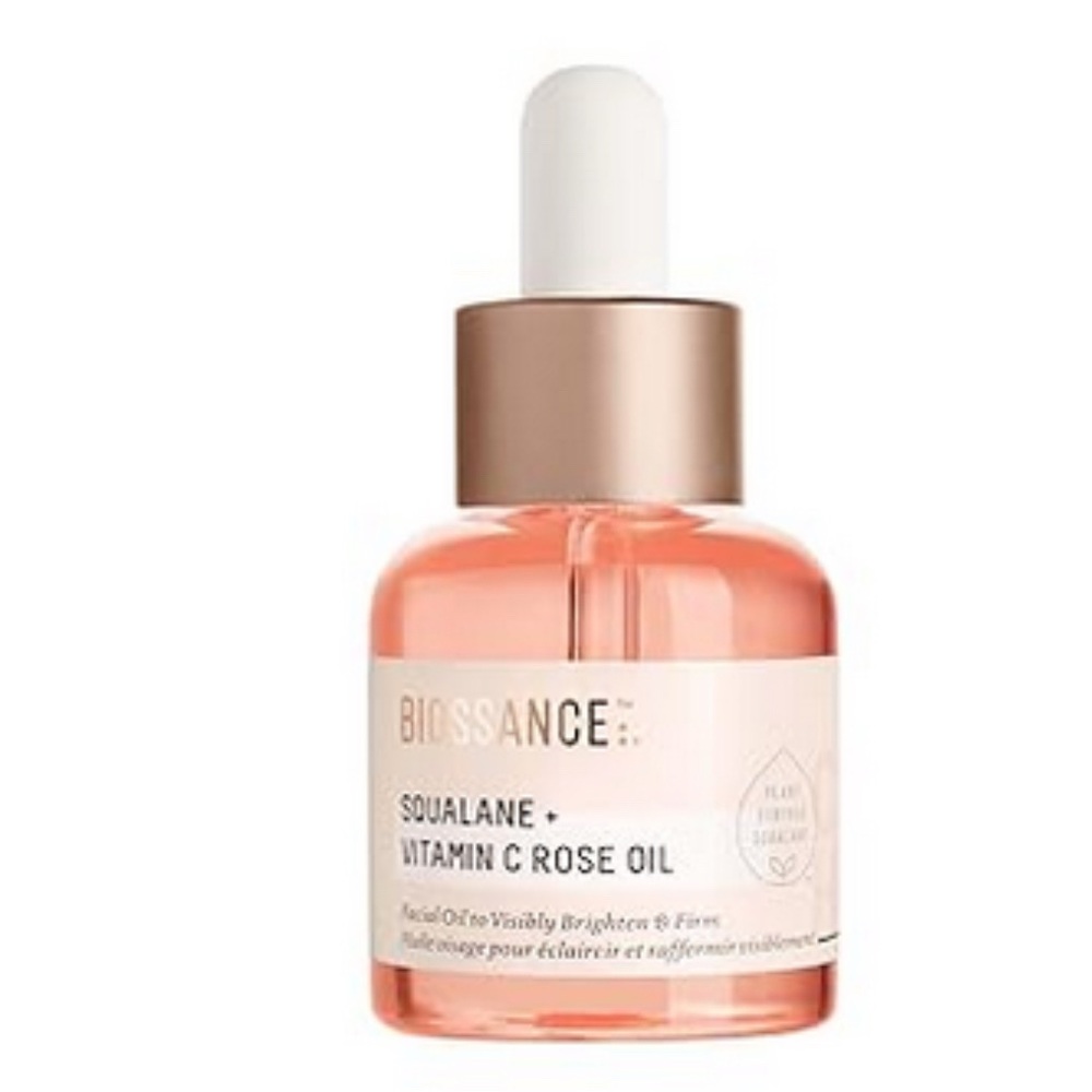 Biossance Squalane + Vitamin C Rose Brightening and Firming Face Oil